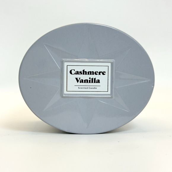 Threshold Cashmere Vanilla‎ Scented Candle 6oz Tin Lid Single Wick NEW Sealed - Picture 1 of 3